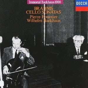 Cover for Wilhelm Backhaus · Brahms: Cello Sonatas Nos.1 2 (CD) [Japan Import edition] (2016)