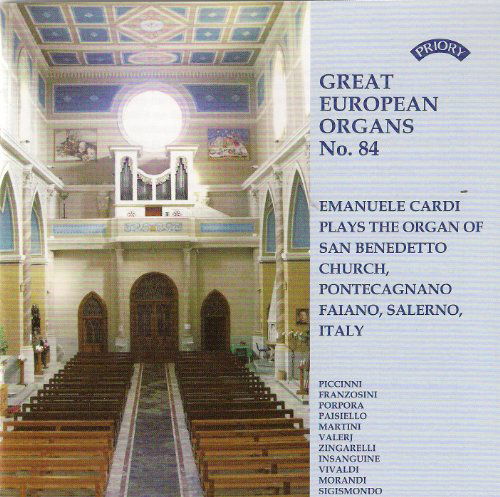 Cover for Emanuele Cardi · Great European Organs No. 84: The Organ Of San Benedetto. Pontecagnano. Faiano. Italy (CD) (2018)