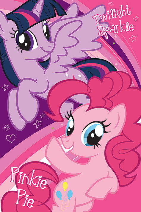 Cover for My Little Pony · My Little Pony - Twilight Sparkle And Pinkie Pie (Poster Maxi 61X91,5 Cm) (MERCH)