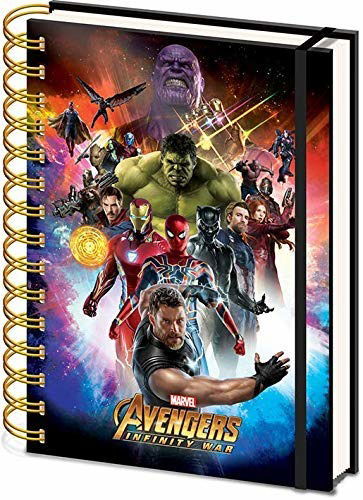 Cover for Avengers Infinity War · Marvel: Avengers Infinity War 3D Cover -A5 Wiro Notebook- (Quaderno) (MERCH) (2019)