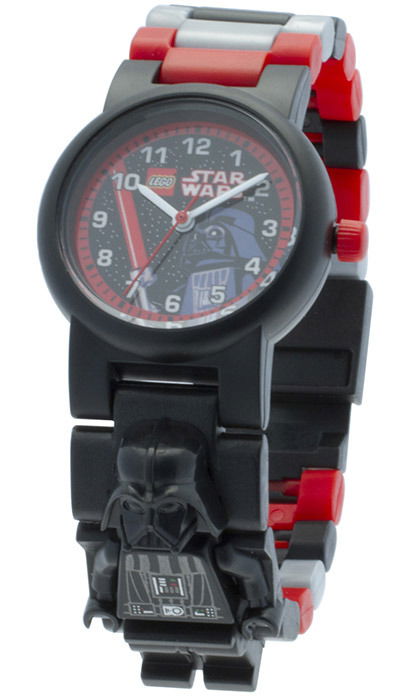 Lego Star Wars Darth Vader Minifigure Children'S Quartz Watch With Black Dial Analogue Display And Multicolour Plastic Link Strap 8020417 - Lego - Música - Lego - 5060286804551 -