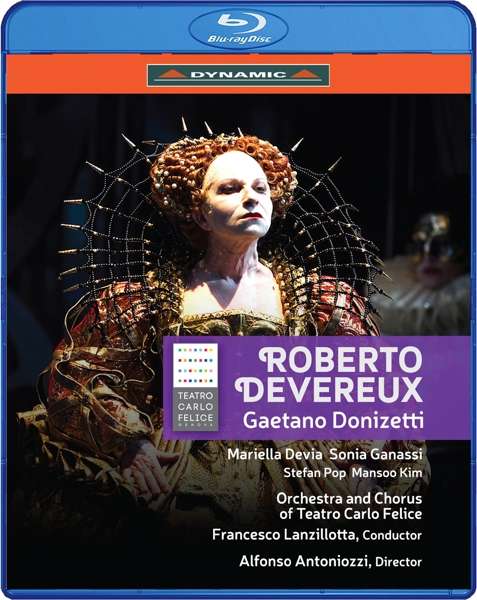 Cover for G. Donizetti · Roberto Devereux (Blu-Ray) (2016)