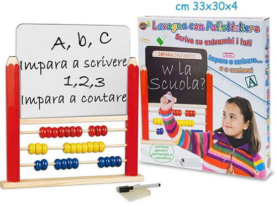 Cover for Lavagna Con Pallottoliere Cm 30x32x4 · Lavagna Con Pallottoliere Cm 30x32x4 - Box (Spielzeug)