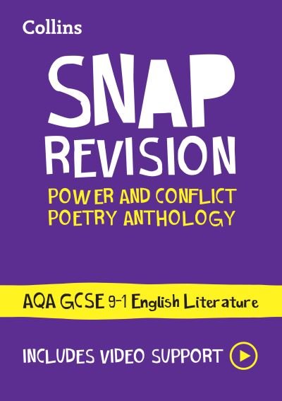 Cover for Collins GCSE · AQA Poetry Anthology Power and Conflict Revision Guide: Ideal for the 2024 and 2025 Exams - Collins GCSE Grade 9-1 SNAP Revision (Paperback Book) (2022)
