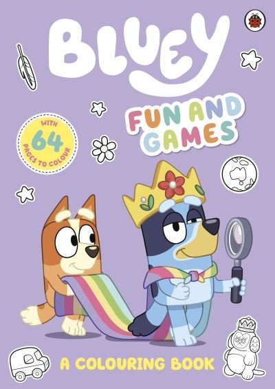 Bluey: Fun and Games: A Colouring Book: Official Colouring Book - Bluey - Bluey - Livros - Penguin Random House Children's UK - 9780241536551 - 2 de setembro de 2021