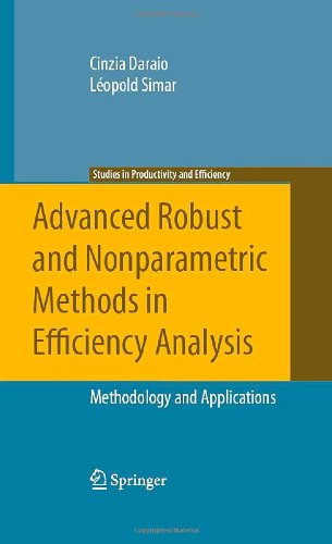Cover for Cinzia Daraio · Advanced Robust and Nonparametric Methods in Efficiency Analysis: Methodology and Applications - Studies in Productivity and Efficiency (Hardcover Book) [2007 edition] (2007)