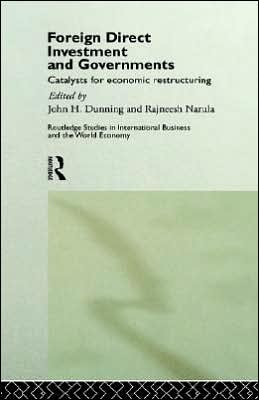 Cover for John Dunning · Foreign Direct Investment and Governments: Catalysts for economic restructuring (Paperback Book) (1997)