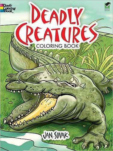 Cover for Jan Sovak · Deadly Creatures Coloring Book - Dover Nature Coloring Book (Paperback Book) (2011)