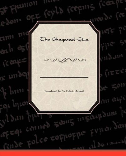 Cover for Translated by Sir Edwin Arnold · The Bhagavad-gita (Paperback Book) (2009)