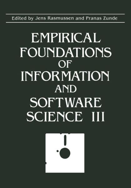 Cover for Jens Rasmussen · Empirical Foundations of Information and Software Science III (Paperback Book) [Softcover reprint of the original 1st ed. 1987 edition] (2011)