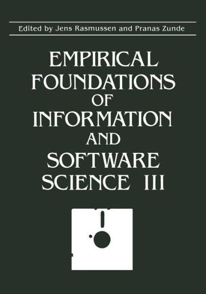 Cover for Jens Rasmussen · Empirical Foundations of Information and Software Science III (Paperback Bog) [Softcover reprint of the original 1st ed. 1987 edition] (2011)