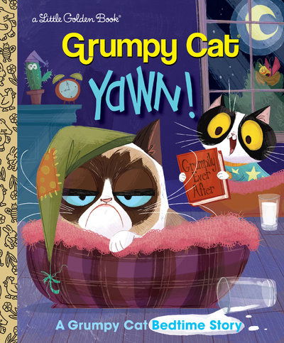 Cover for Steve Foxe · Yawn!: A Grumpy Cat Bedtime Story - Little Golden Book (Hardcover Book) (2018)