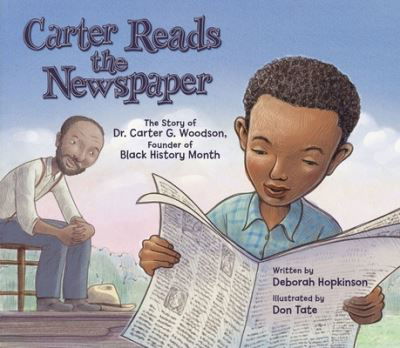 Cover for Deborah Hopkinson · Carter Reads the Newspaper (Hardcover Book) (2019)