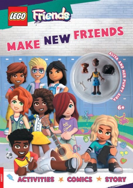 Cover for Lego® · LEGO® Friends: Make New Friends (with Aliya mini-doll and Aira puppy) - LEGO® Minifigure Activity (Paperback Bog) (2023)