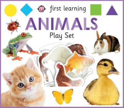 Cover for Priddy Books · First Learning Play Set: Animals - First Learning Play Sets (Board book) (2018)