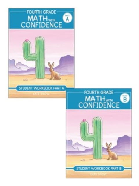 Cover for Kate Snow · Fourth Grade Math with Confidence Student Workbook Bundle - Math with Confidence (Paperback Bog) (2024)