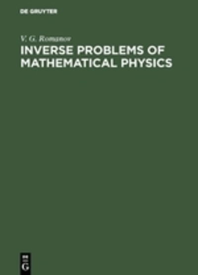 Cover for Romanov · Inverse Problems of Mathematica (Book) (1986)