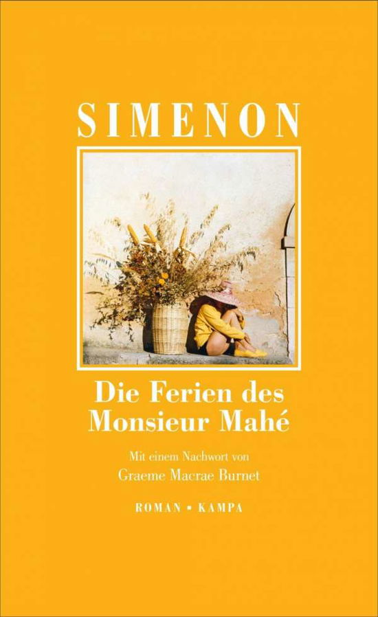 Cover for Simenon · Die Ferien des Monsieur Mahé: Roman (Georges Simen (Buch) (2023)