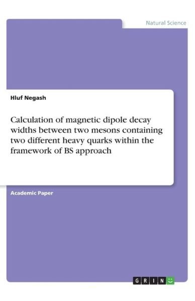 Cover for Negash · Calculation of magnetic dipole d (Bog)