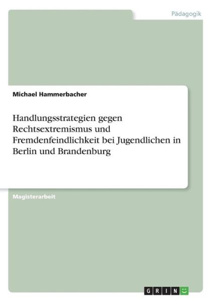 Cover for Hammerbacher · Handlungsstrategien gegen (Book) [German edition] (2007)