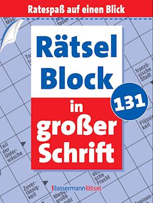 Cover for Eberhard Krüger · Rätselblock in großer Schrift 131 (5 Exemplare à 2,99 €) (Bog) (2025)
