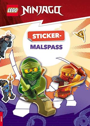 Cover for LegoÃ‚Â® NinjagoÃ‚Â® · Sticker-malspaß (Bog)