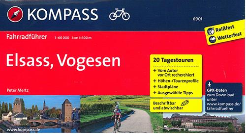 Kompass Fahrradführer: Kompass Fahrradführer 6901: Elsass, Vogensen - Peter Mertz - Böcker - Skompa - 9783990440551 - 31 juli 2015