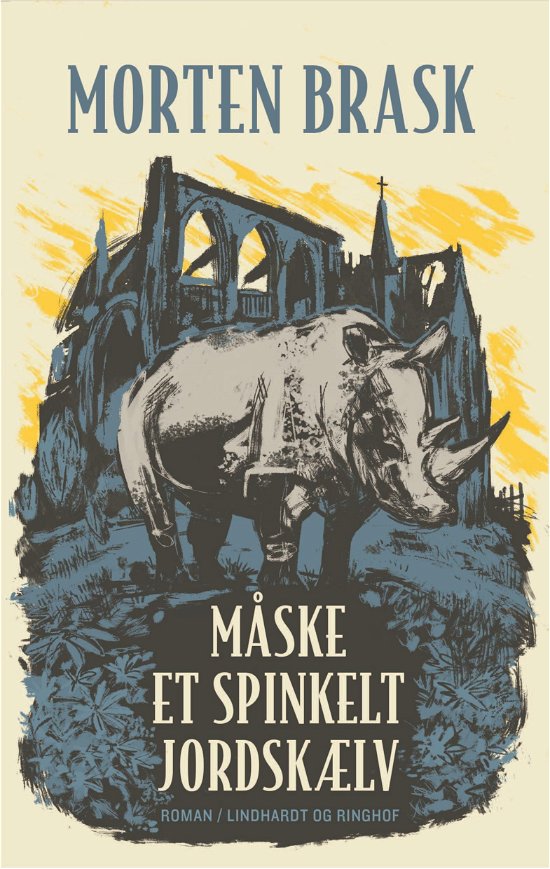 Cover for Morten Brask · Måske et spinkelt jordskælv (Sewn Spine Book) [1st edition] (2021)