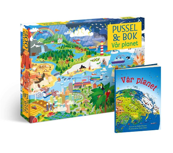 Pussel & bok: Vår planet - Katie Daynes - Andere - Tukan Förlag - 9789180384551 - 13. August 2024