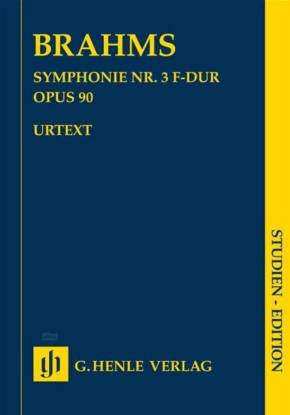 Cover for J. Brahms · Sinf.3 F-Dur op.90,Pt.HN9855 (Book)