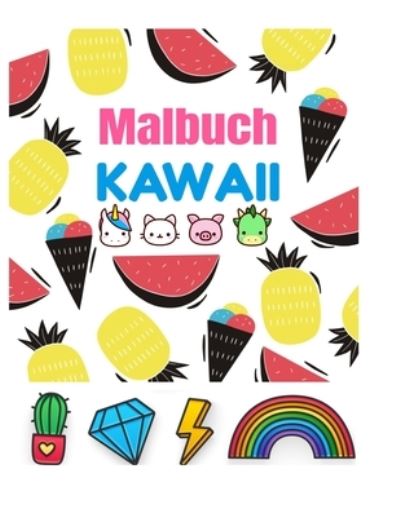 Cover for Meine Kleinen Kawaiianischen Bücher · Kawaii Malbuch (Paperback Book) (2020)