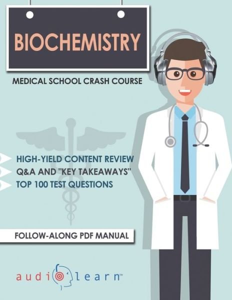 Cover for Audiolearn Medical Content Team · Biochemistry - Medical School Crash Course (Pocketbok) (2020)