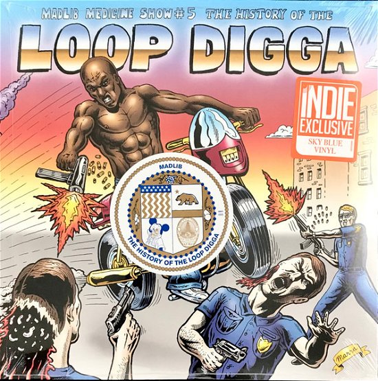 Cover for Madlib · Medicine Show No. 5 - History Of The Loop Digga 1990-2000 (Sky Blue Vinyl) (LP) (2022)