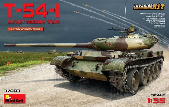 Cover for T · T-54-1 Soviet Medium Tank Interior Kit (1:35) (Leksaker)