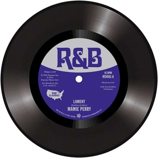 Cover for Perry,mamie / Caesar,anna Belle · Lament / Little Annie (7&quot;) (2019)