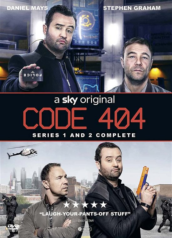 Cover for Code 404 Series 1  2 Boxed Set · Code 404 Series 1 to 2 (DVD) (2021)