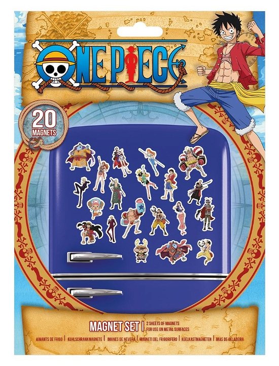 One Piece - One Piece (the Great Pirate Era) 20 Magnet Set (Magnets) - One Piece - Merchandise - ONE PIECE - 5050293651552 - 