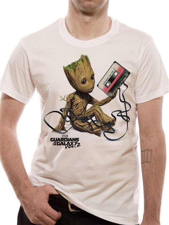 Guardians Of The Galaxy 2.0: Groot & Tape (T-Shirt Donna Tg. XL) - T - Annan -  - 5054015275552 - 