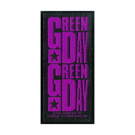Green Day: Purple Logo (Toppa) - Green Day - Produtos - PHD - 5055339778552 - 19 de agosto de 2019