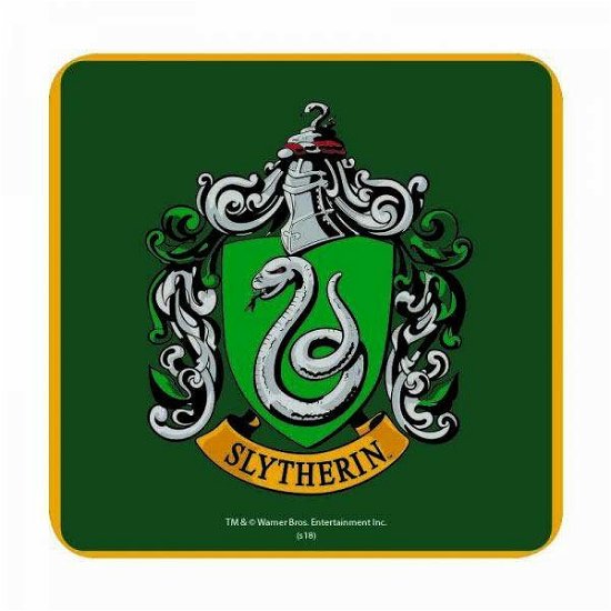 Slytherin (Coaster Single / Sottobicchiere) - Harry Potter: Half Moon Bay - Merchandise - Half Moon Bay - 5055453458552 - 