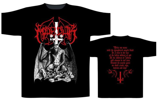 Cover for Marduk · T/S Demon With Wings (T-shirt) [size XL] (2022)