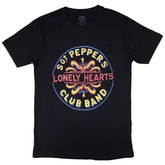 The Beatles Unisex T-Shirt: Painted Pepper - The Beatles - Merchandise -  - 5056737252552 - May 2, 2024