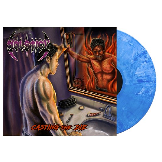 Cover for Solstice · Casting the Die (Blue) (LP) (2021)