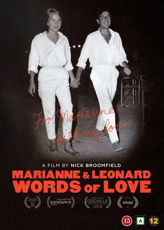 Marianne & Leonard: Words of Love - Marianne Ihlen Leonard Cohen - Movies -  - 5705535064552 - March 26, 2020