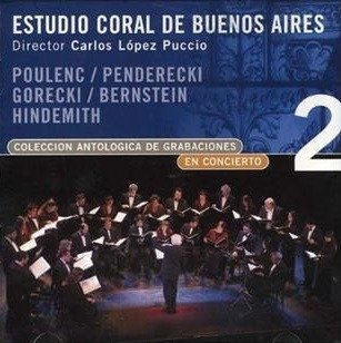 Cover for Estudio Coral De Buenos Aires / Puccio,carlos · Coleccion Antologica en Concierto 2 (CD) (2017)