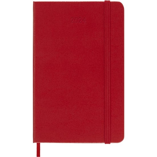 Moleskine 2024 12-Month Daily Pocket Hardcover Notebook - Moleskin - Livros - Moleskine - 8056598856552 - 8 de junho de 2023