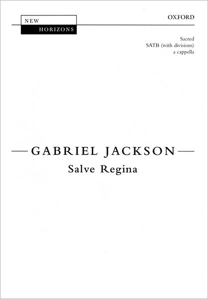 Salve Regina - New Horizons -  - Książki - Oxford University Press - 9780193355552 - 2 marca 2006