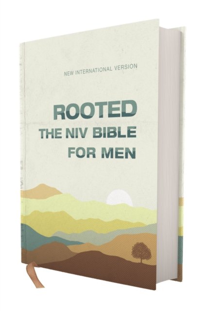 Cover for Zondervan Zondervan · Rooted: The NIV Bible for Men, Hardcover, Cream, Comfort Print (Gebundenes Buch) (2023)