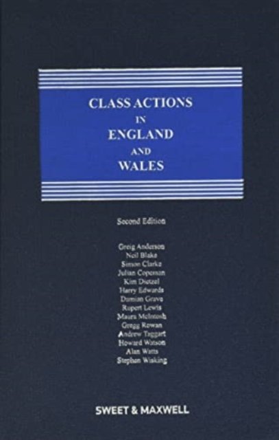 Cover for Class Actions in England &amp; Wales (Hardcover Book) (2022)
