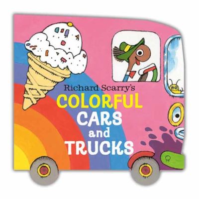 Cover for Richard Scarry · Richard Scarry's Colorful Cars and Trucks (Board book) (2024)